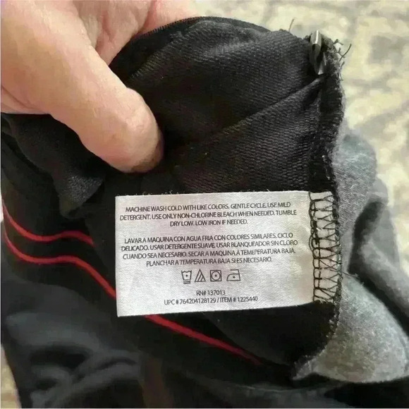 Orvis Sweatpants Men Size Medium Black Drawstring Lounge Stretch - Picture 10 of 10